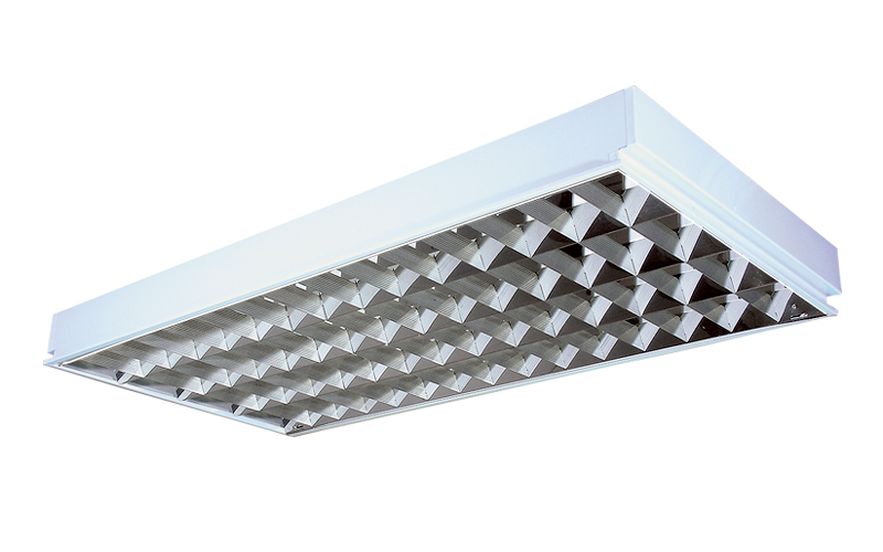 Louver: Tbar ceiling Rotate-locked lampholder